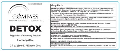 2oz Bottle Label (Detox 2oz Bottle Label)